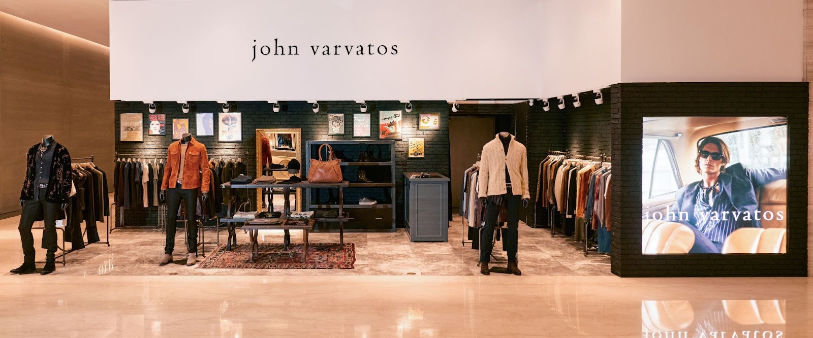美國奢華男裝john varvatos擴大版圖 全新精品櫃隆重登場 修杰楷傾情演繹