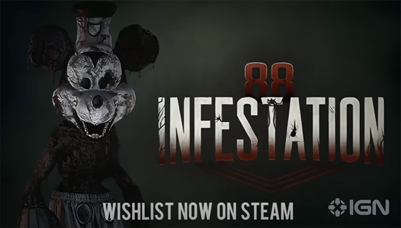 Nightmare Forge Games製作團隊開發的《Infestation 88》收錄米老鼠妖怪。圖/擷取自IGN YT頻道