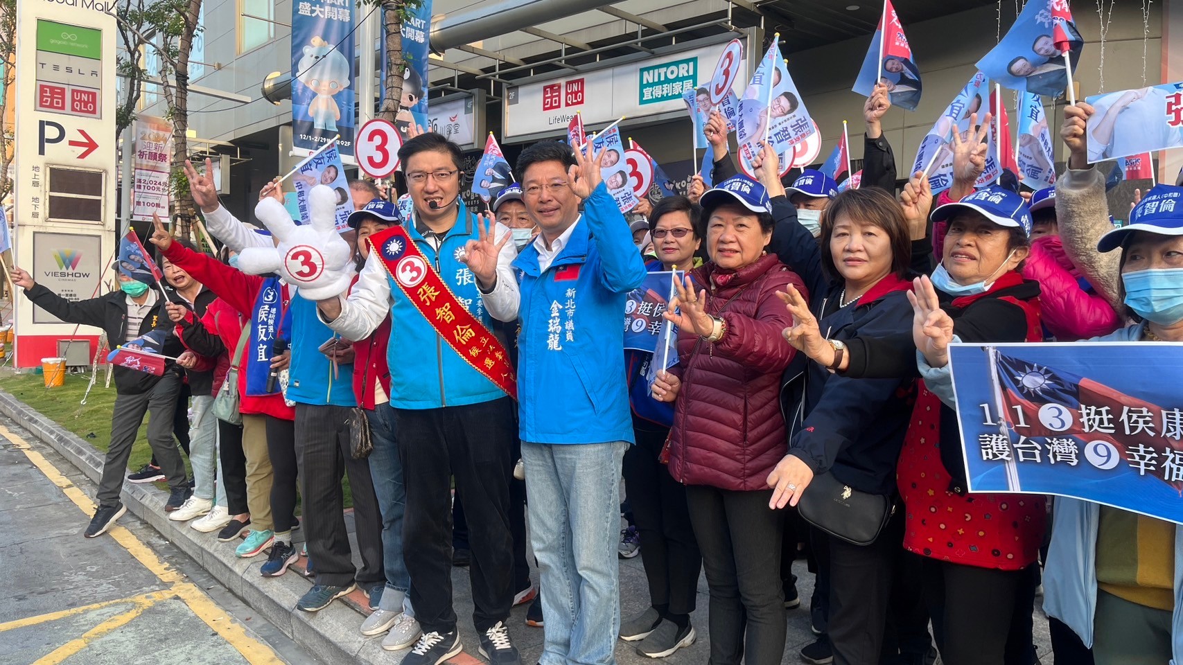 藍全國同步拜票 張智倫號召:中和大團結 國會拼過半