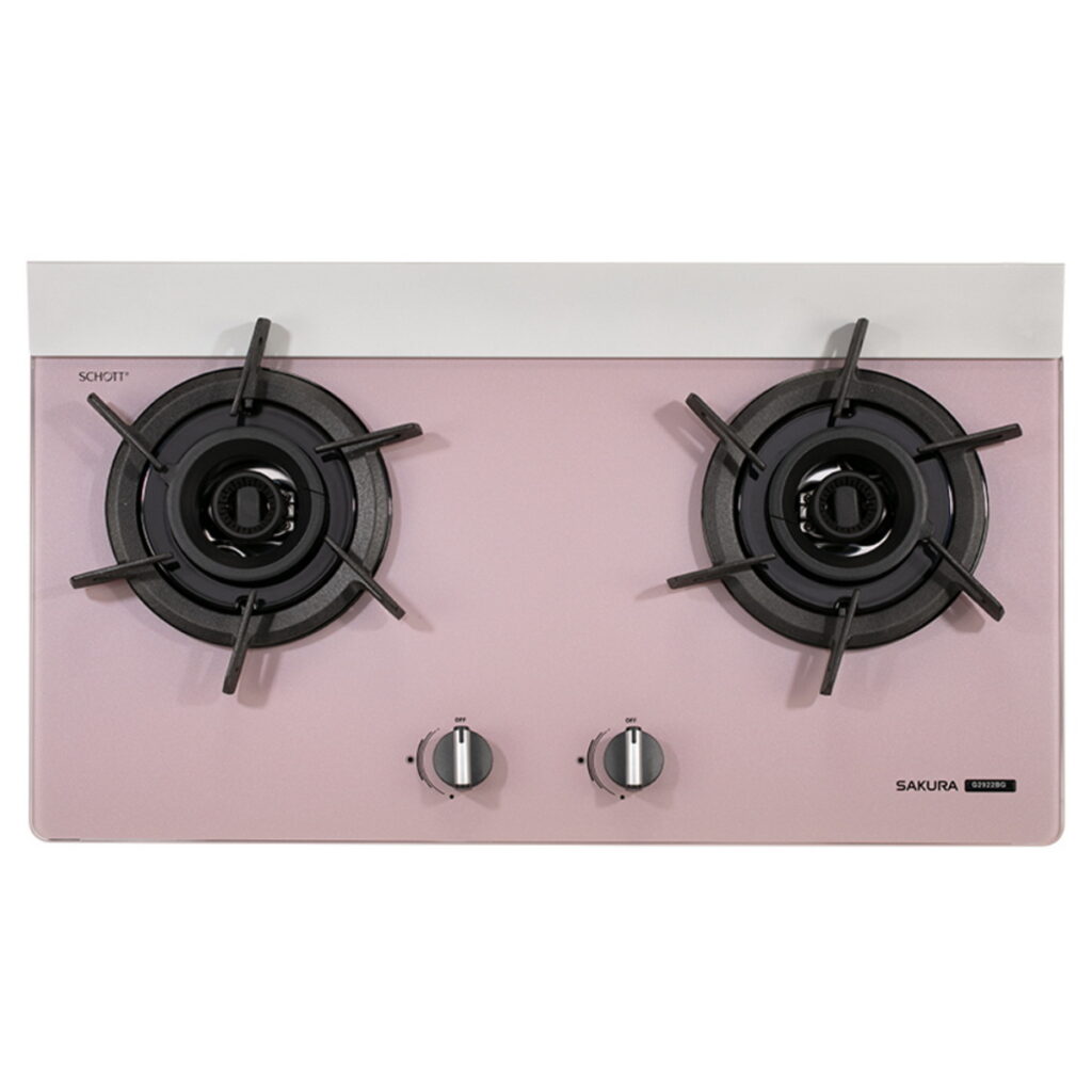 【SAKURA 櫻花】二口雙炫火玻璃檯面爐
