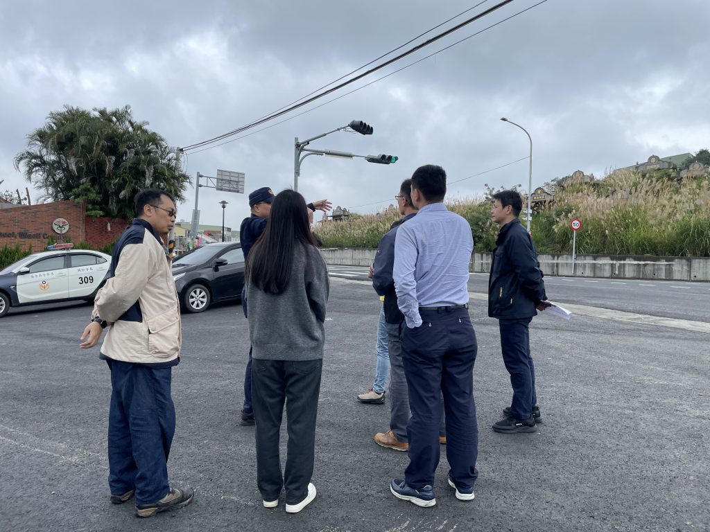 春節不塞車 頭份警分局預先辦理會勘