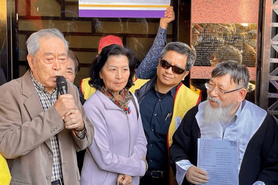「國籍門」爭議延燒 民團告發蕭美琴、李進勇及林右昌 218 照片來源:CNEWS匯流新聞網記者邱璽臣攝