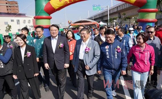 竹縣高鐵橋下延伸至竹科新闢工程通車     打通瓶頸路段、緩解竹科交通擁塞