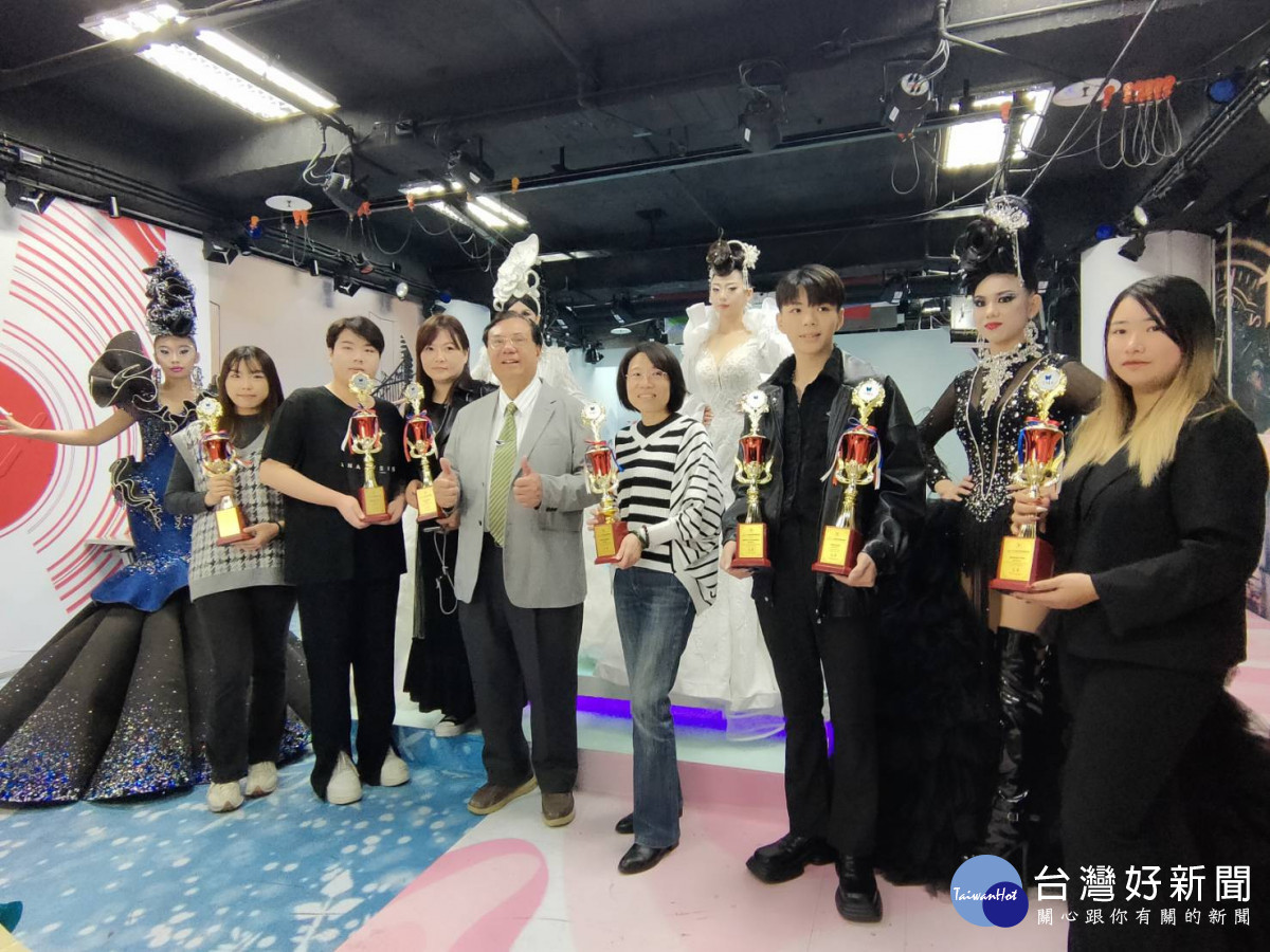 2023 TSIA國際美業菁英賽，建國科大美容系獲六金牌。圖／記者鄧富珍攝