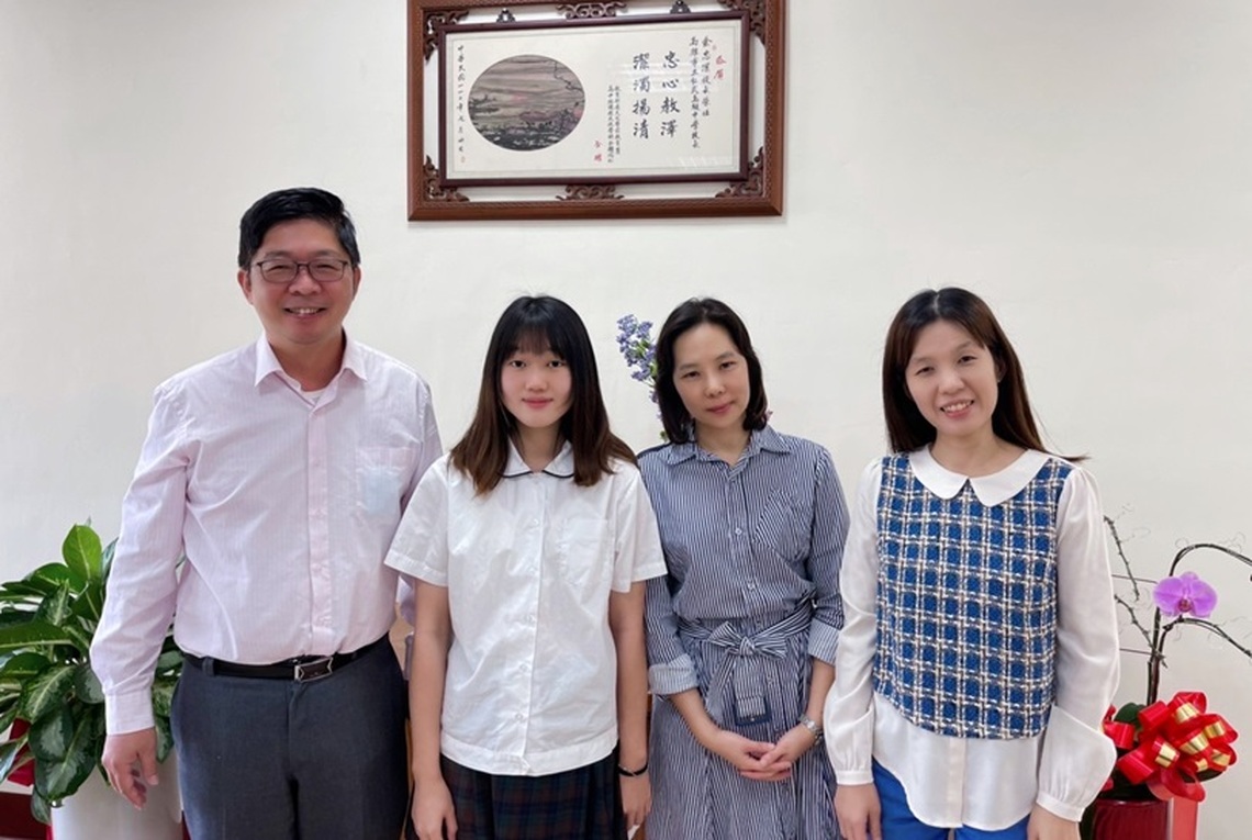 仁武高中自主學習課程激發學生潛能 吳佳蓉同學特殊選才錄取國立大學三學系