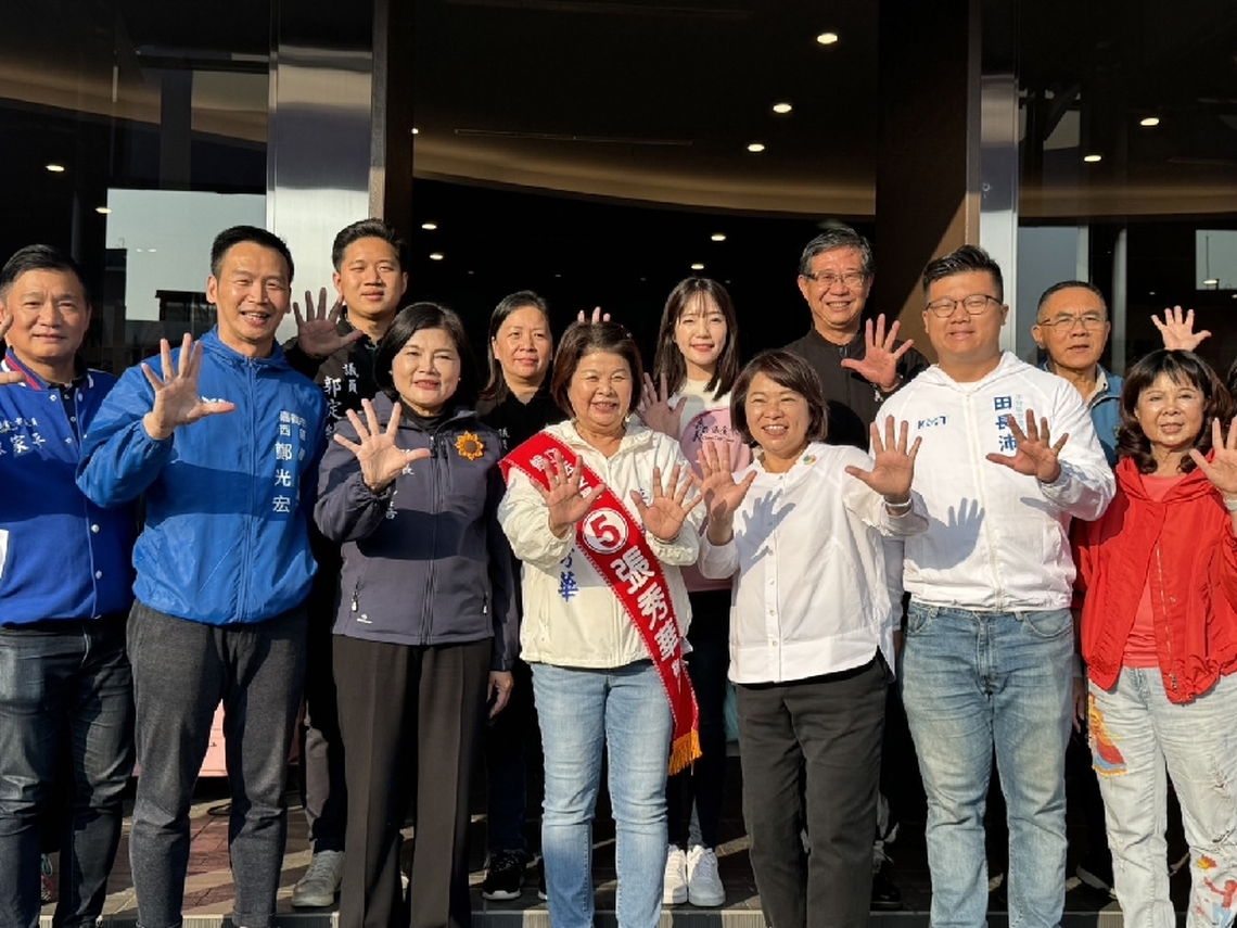 行動中常會移師嘉義市 朱立倫助拳侯友宜張秀華讓嘉義出總統