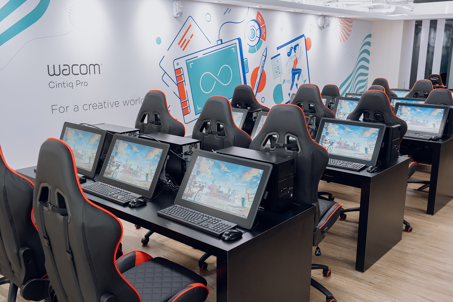 赫綵設計學院引領創意教育風潮:打造產業首創Wacom Cintiq 22吋專業繪圖教室