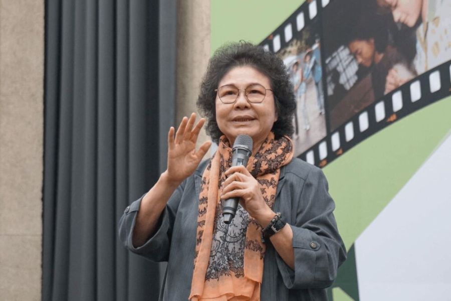 藍質疑違反行政中立輔選 陳菊澄清僅出席教會年末慶賀活動 196 照片來源:陳菊花媽臉書