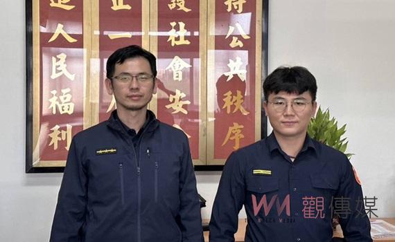 臺西分局四湖所長英語流利 獲外籍男子讚譽卓越服務