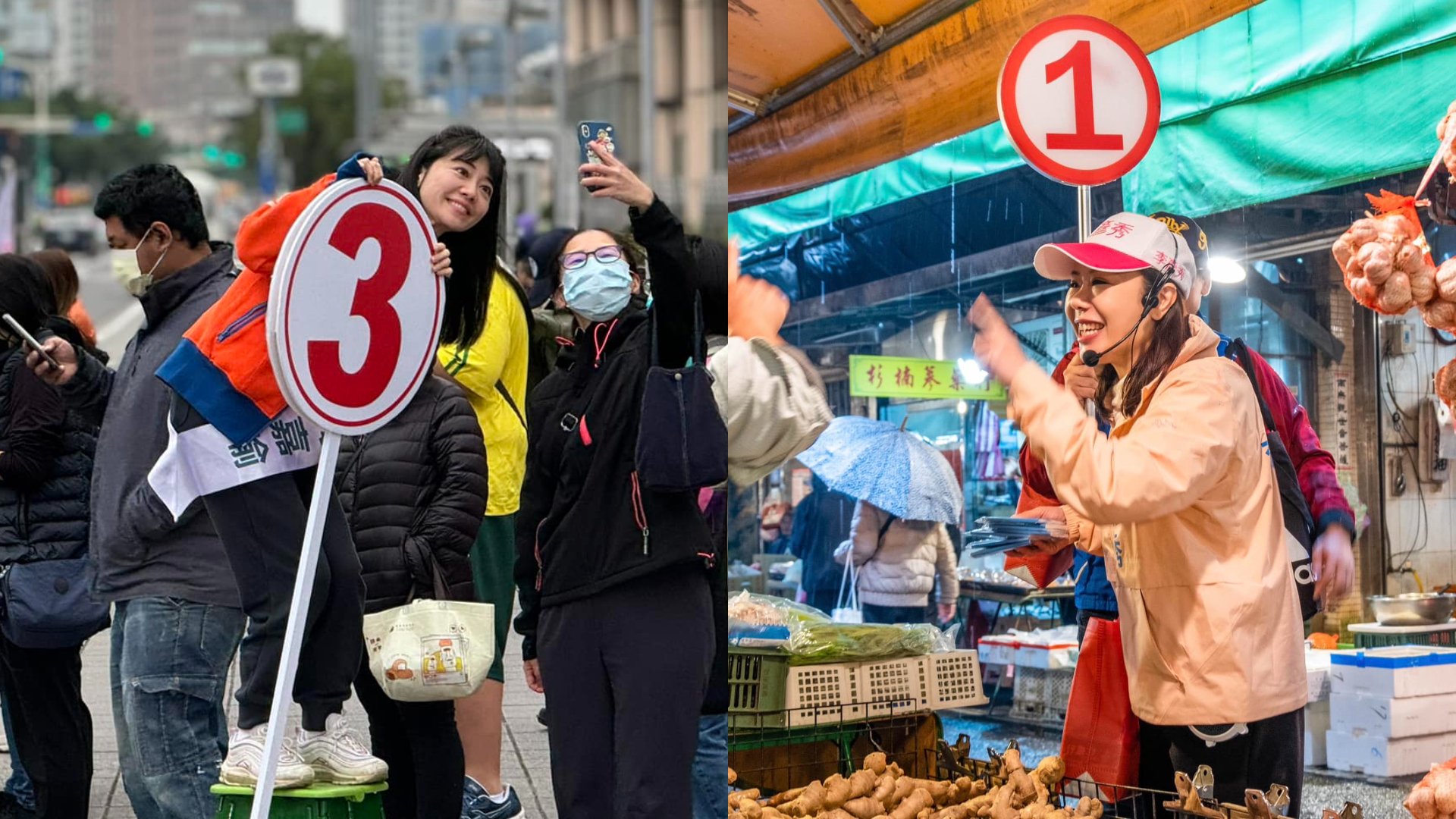 高嘉瑜(左)在選舉公報放負面文宣,李彥秀(右)已委託律師向士林地檢署遞狀提告。翻攝兩人臉書