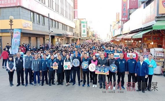 (有影片)/北港媽祖盃全國排球錦標賽登場 北港朝天宮前盛大開幕 展開一連四天精彩賽程