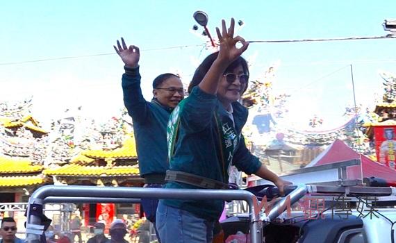 (有影片)/王義川、蘇治芬雲林掃街衝選票 直播批黑金、號召搶救台灣民主