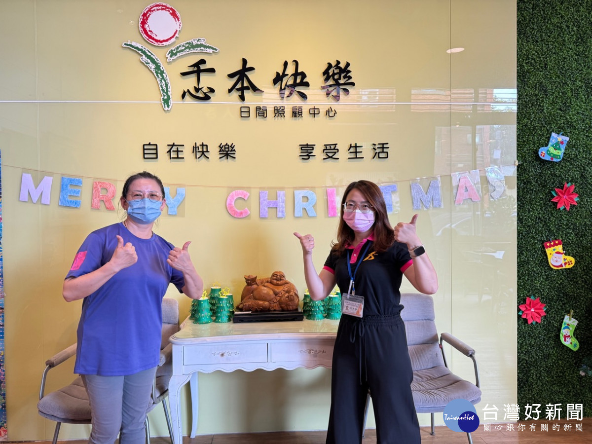 阿鳳對就服員服務高度讚賞。圖／記者鄧富珍翻攝