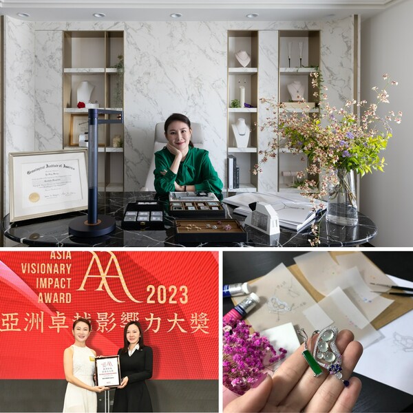 亞洲年輕設計師黃毓亭 Kelly Huang Jewelry 祖母愛傳承 榮獲亞洲卓越影響力大獎