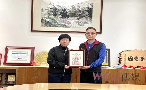 廣隆光電公司熱心支持榮民榮眷基金會勸募計畫 南投榮服處專程拜會致謝