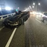 台74線 翻車 賓士