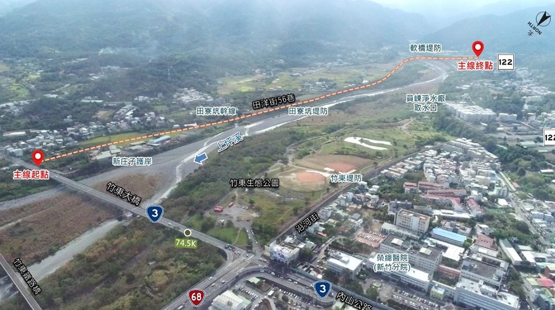 台68線接竹東東峰路新闢工程    1/ 20辦環評公開說明會