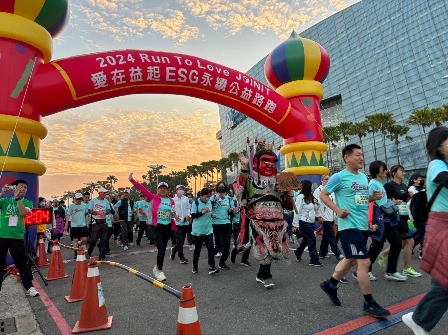 ▲愛在益起ESG永續公益路跑盛況。(圖/創世基金會提供)