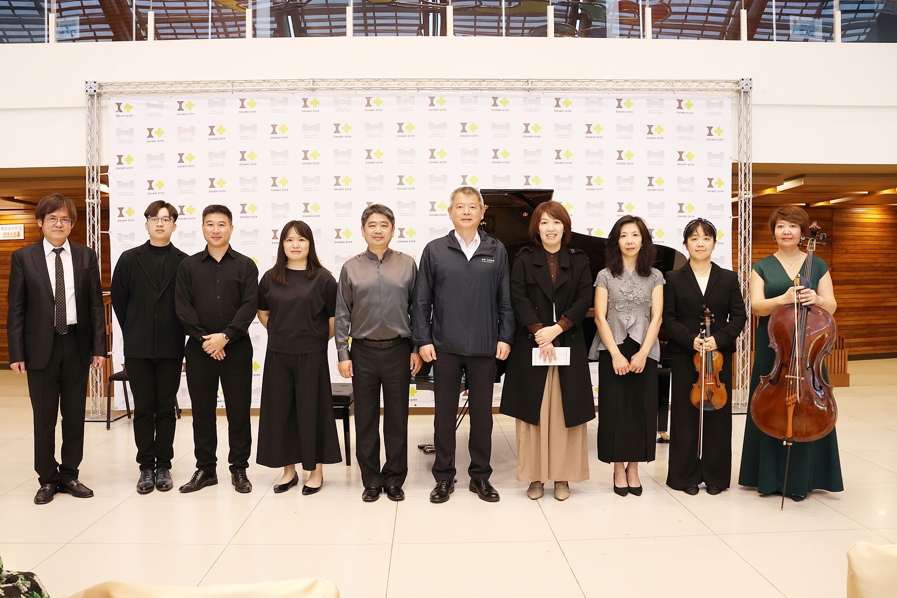 「嘉音繚繞」音樂廳前廳新琴啟用 嘉義市文化局舉辦沙龍音樂會