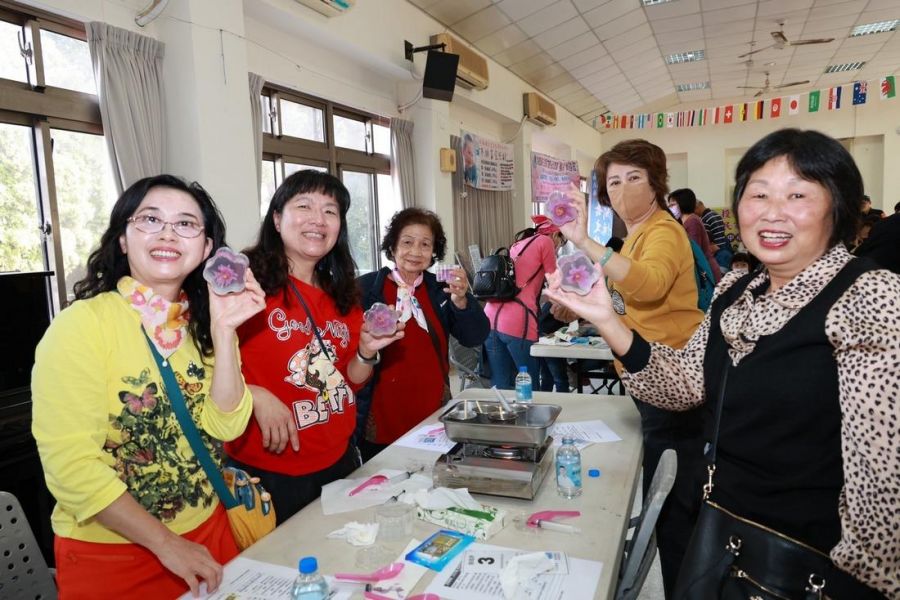 南投促進新住民文化共融 果凍花製作課程座無虛席