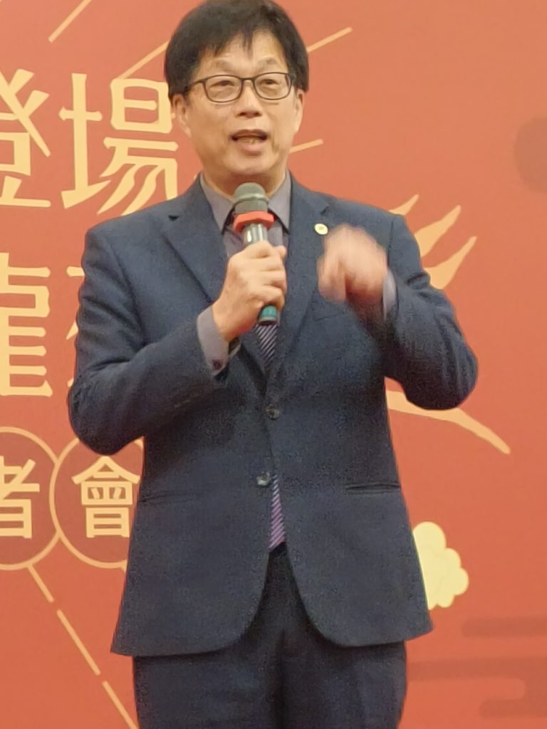 圓山大飯店董事長林育生大力推薦鱻海味主廚料理。（攝影/蔡昀臻拍攝）