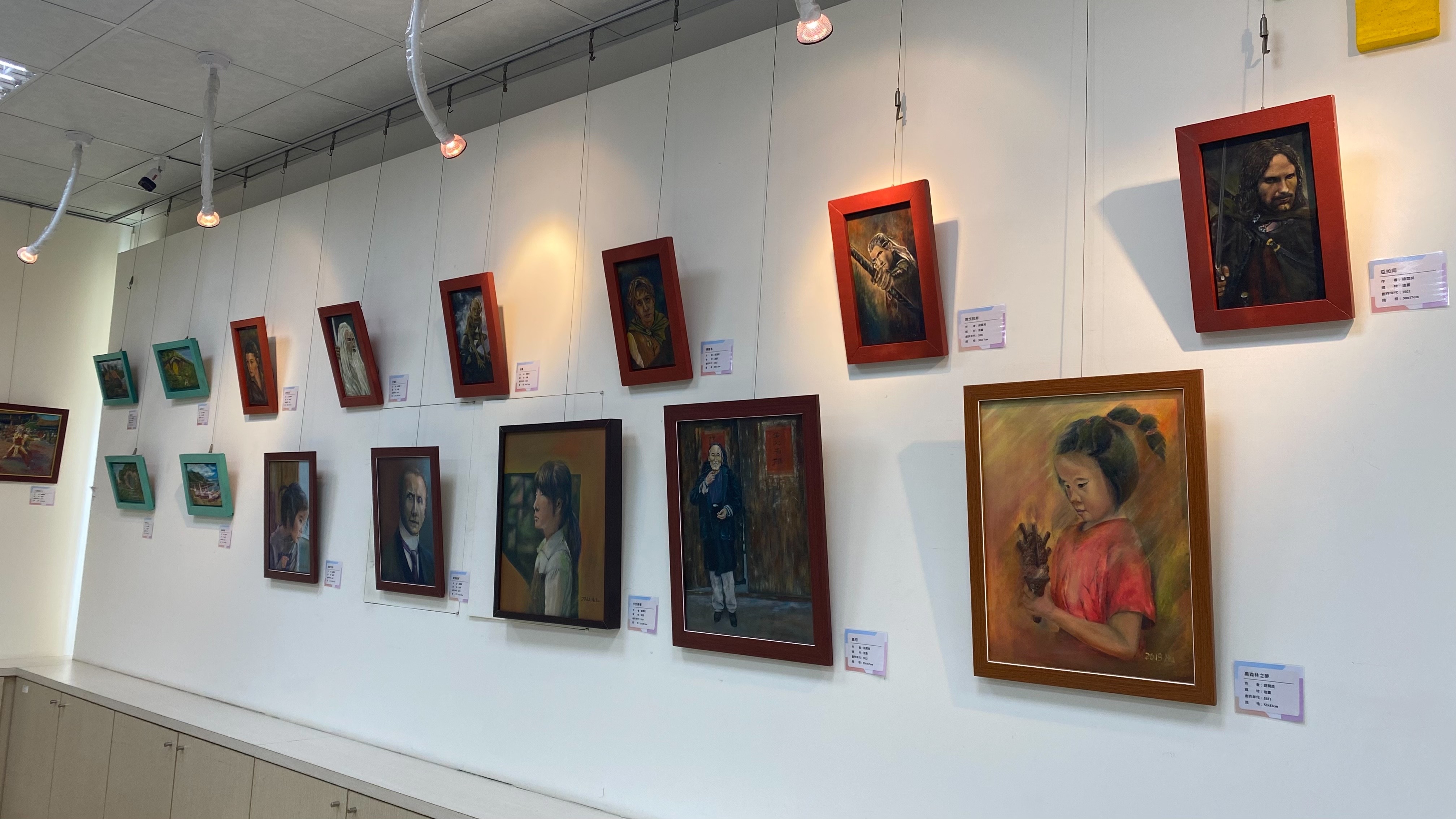 胡潤英油畫個展東勢地政所展出　歡迎民眾前來欣賞
