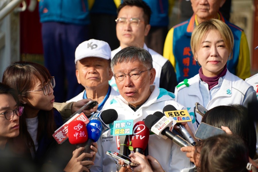 【有影】選前力邀郭台銘站台?柯文哲:若他願意當然很好 232 【有影】選前力邀郭台銘站台?柯文哲:若他願意當然很好 231
