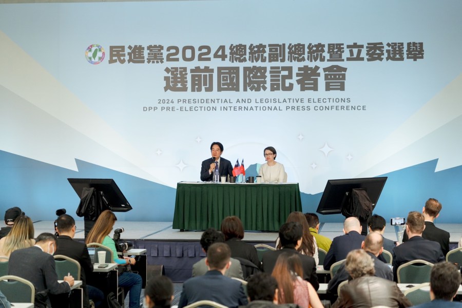 黃金週/民進黨選前國際記者會 賴清德:為和平與穩定做出積極貢獻 194 黃金週/民進黨選前國際記者會 賴清德:為和平與穩定做出積極貢獻 193