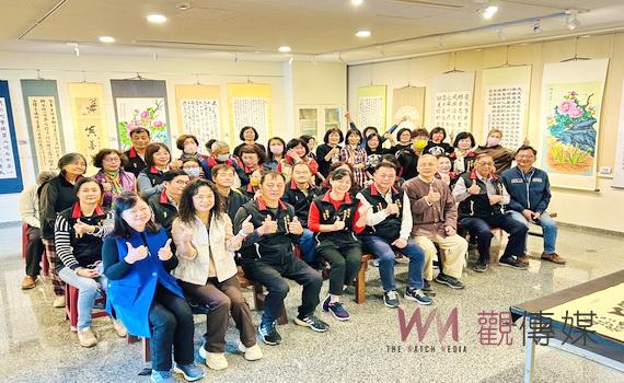 彰化縣君承書畫協會聯展 龍飛墨舞在成美藝廊書畫展現新氣象