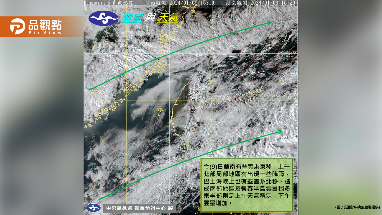 《氣象預報》冷氣團南下風力增強,晚上明顯降溫!
