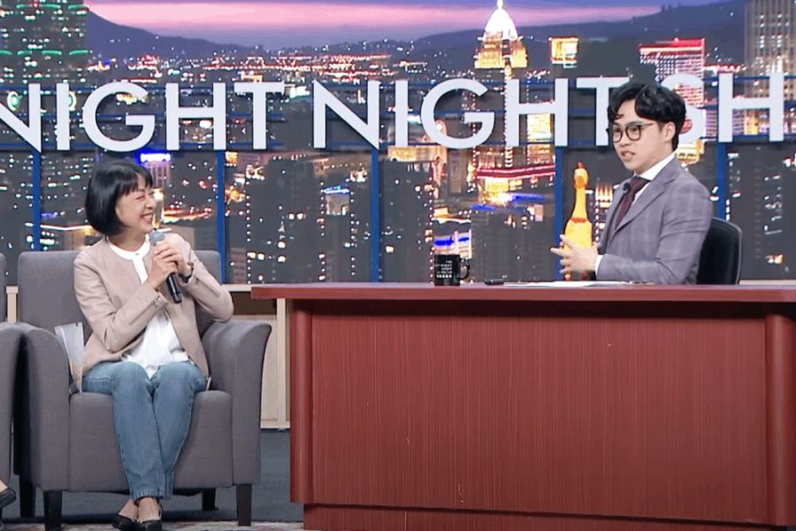 王婉諭上夜夜秀 提到黃國昌她這樣說 207 照片來源:截圖自賀瓏夜夜秀