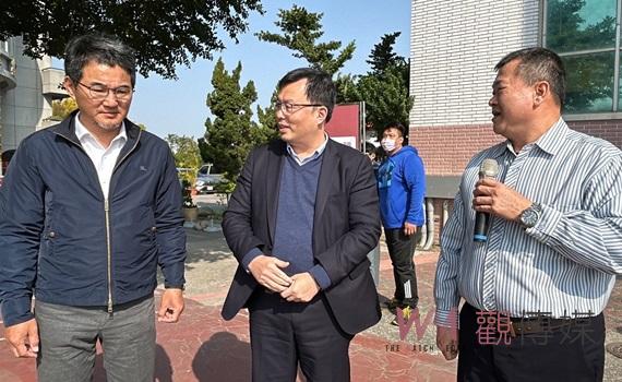 劉建國攜手體育署長鄭世忠 全額支持學校運動場整建計畫