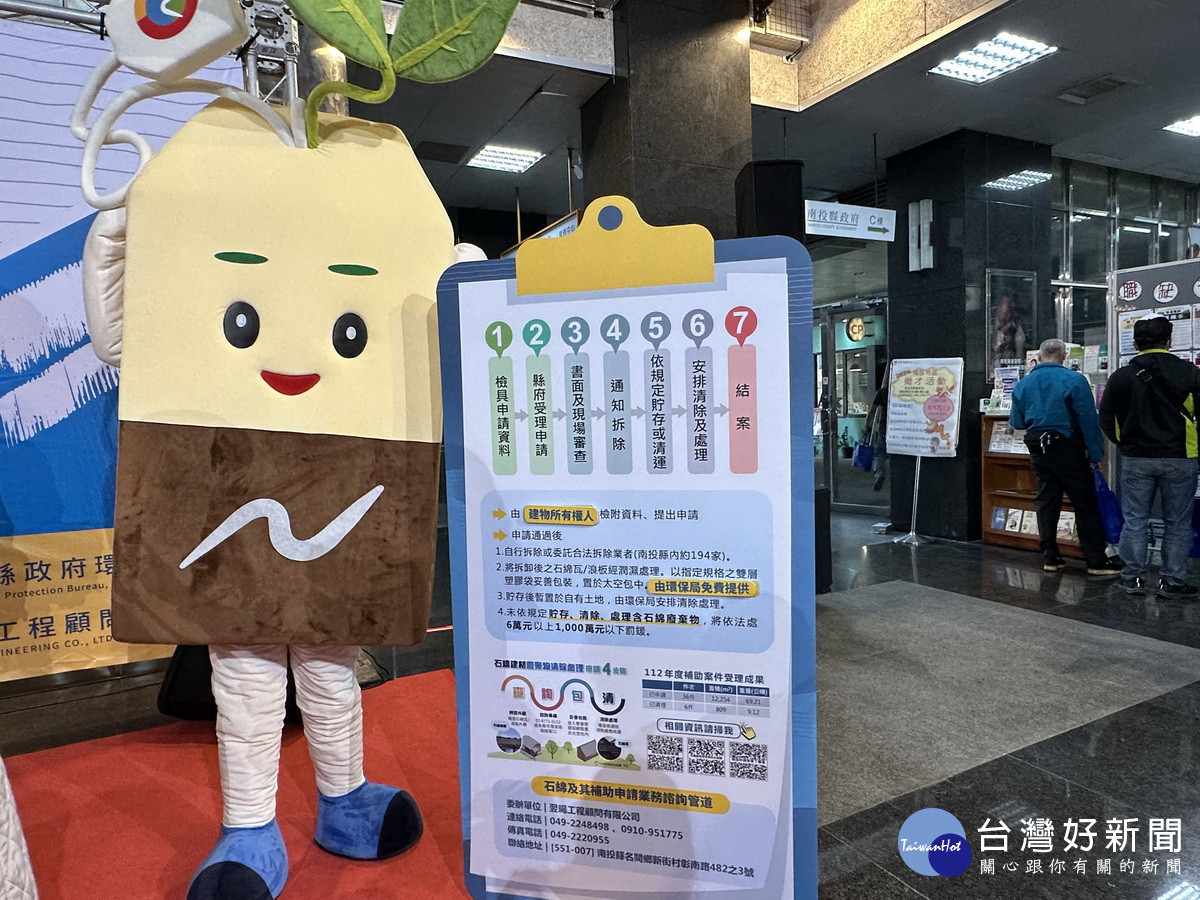 相關流程提醒大家。(記者扶小萍攝)