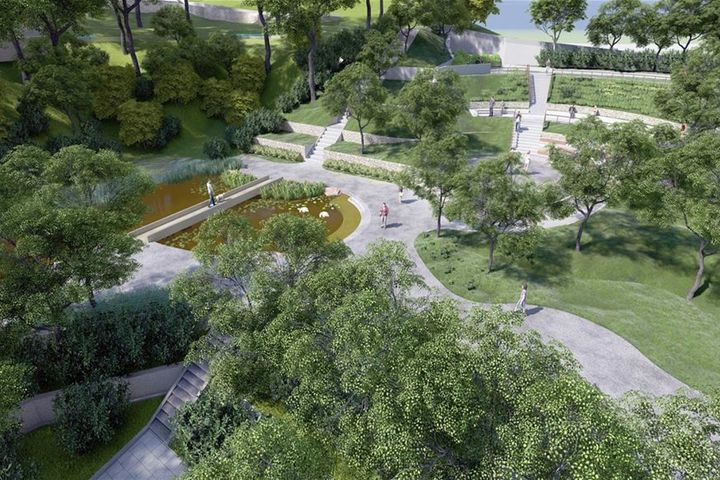 邀月池模擬圖。 圖:彰化縣政府城市暨觀光發展處/提供