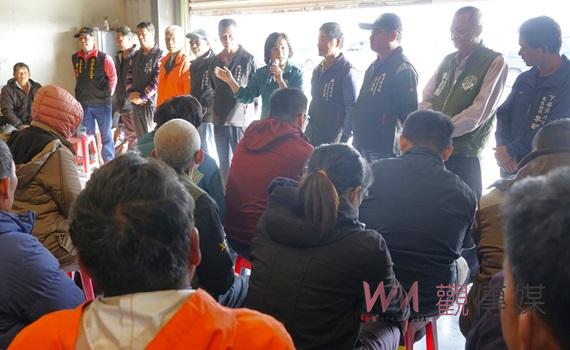 (有影片)/蘇治芬獲百位養殖漁民擁護 力促海口嶄新經濟蓬勃發展