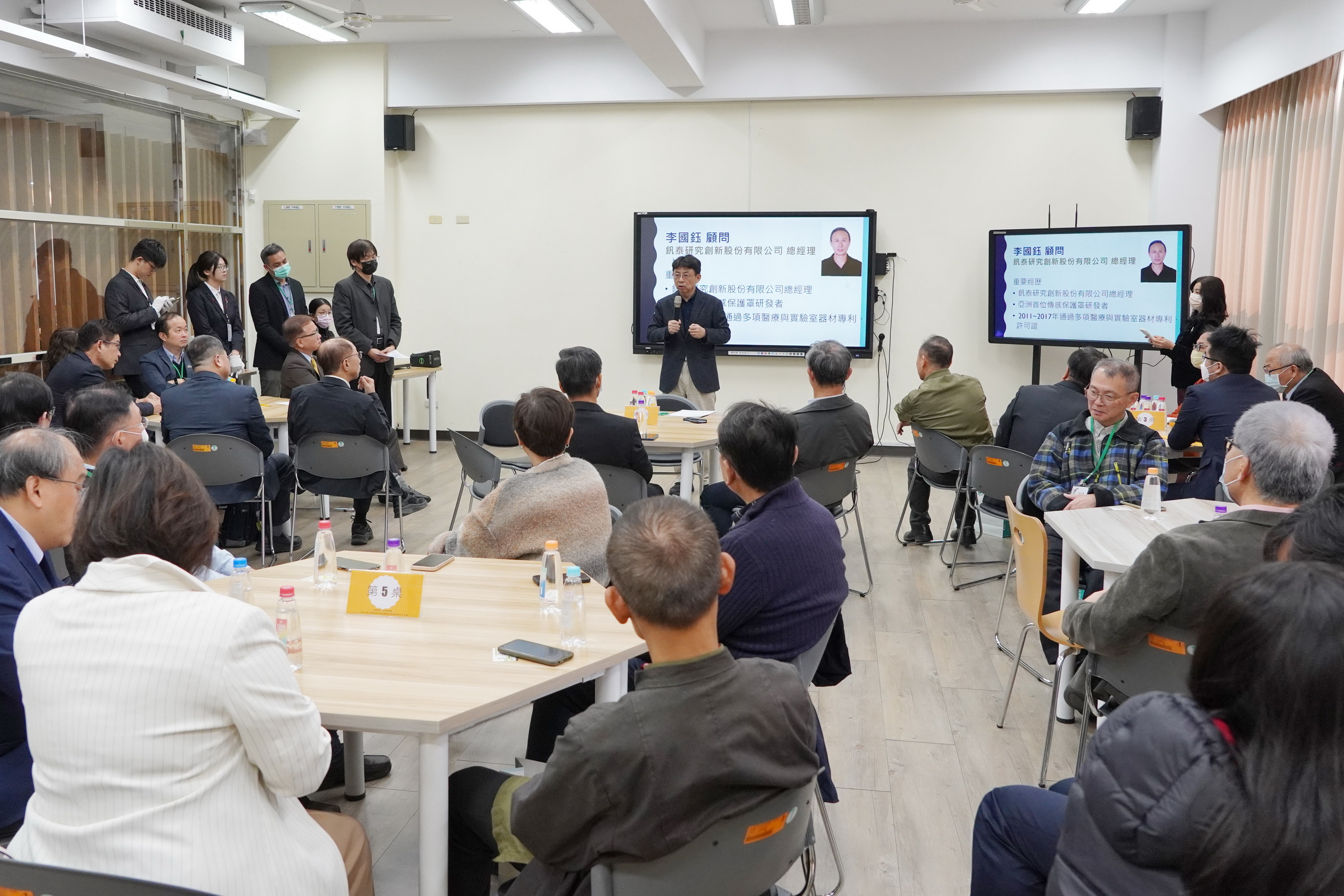 ▲大葉大學方文昌校長期盼產學攜手再創榮景。（記者張溎壕攝）