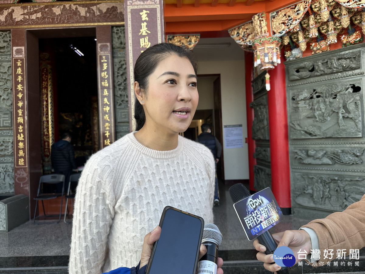 許淑華預估投票率來到7成4或5。(記者扶小萍攝)