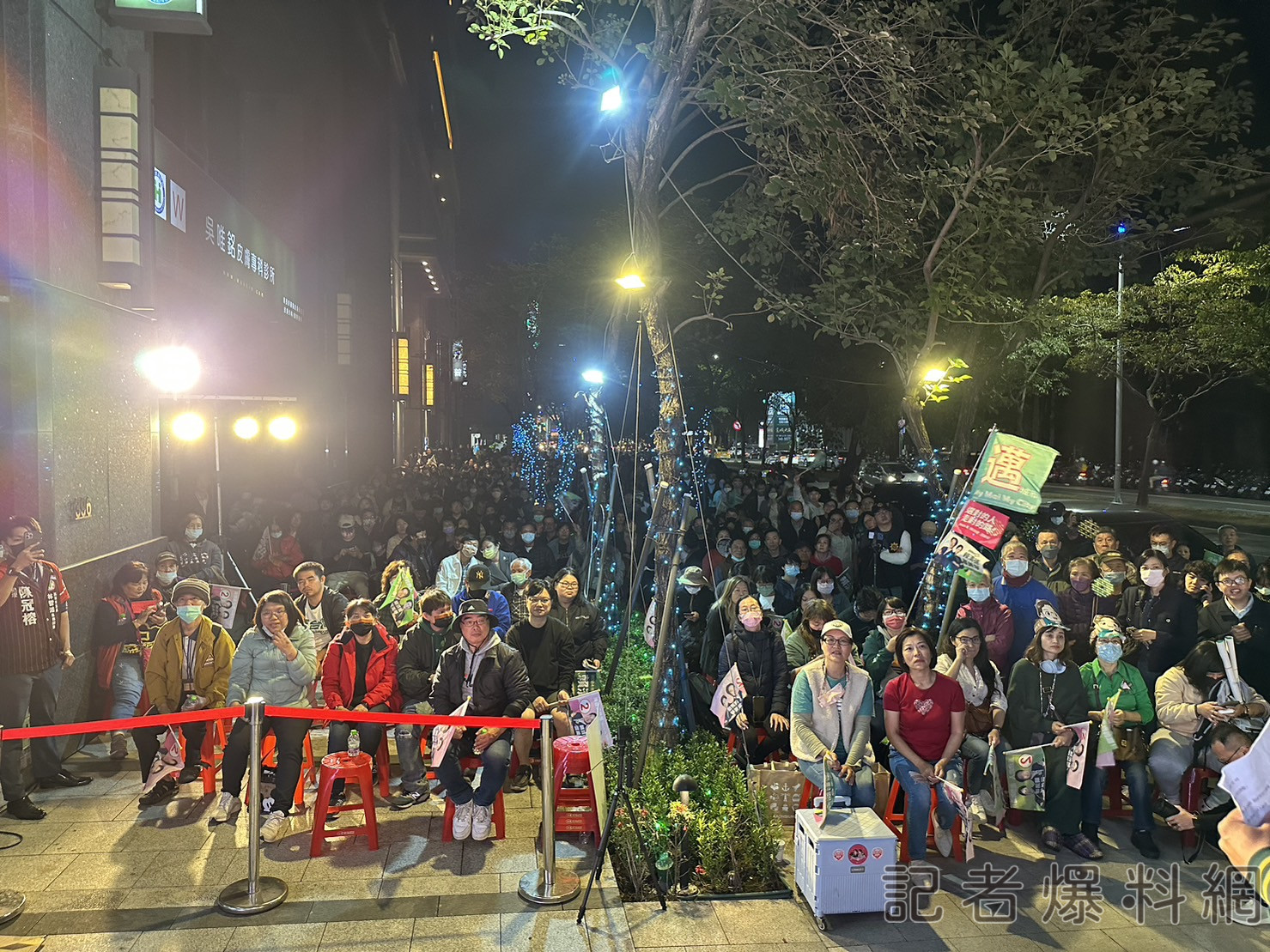 ▲賴蕭高雄競選總部氣勢相當高昂。(圖/賴競辦提供)