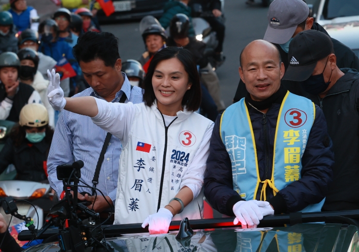 ▲ 李眉蓁僅輸6671張票,險些打破八仙過海的夢想(競選總部提供)