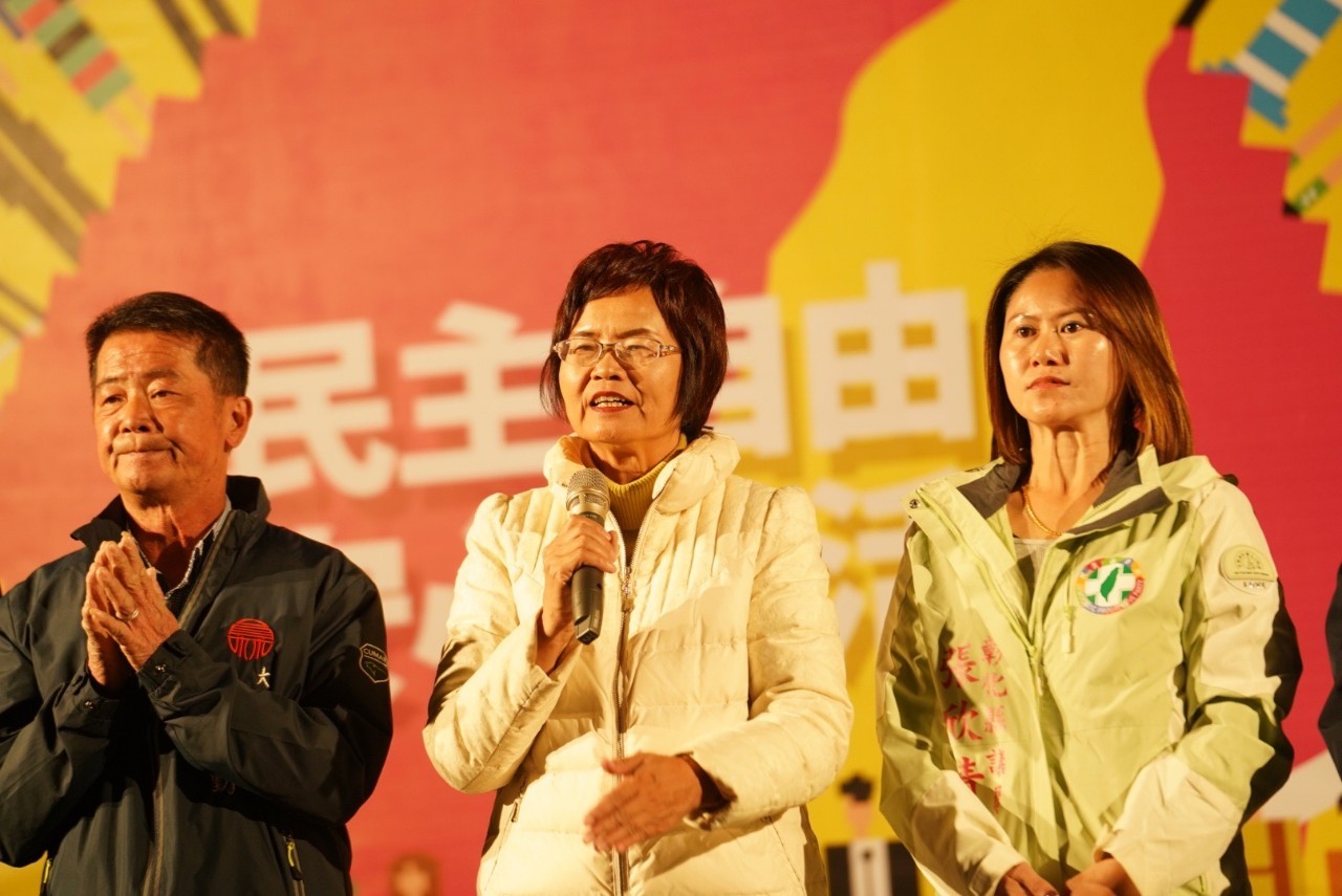 ▲彰化第四選區的民進黨籍立委陳素月感謝民眾給我們團隊這個機會為大家服務的機會，未來會更加努力更加打拼。（陳素月競總提供）