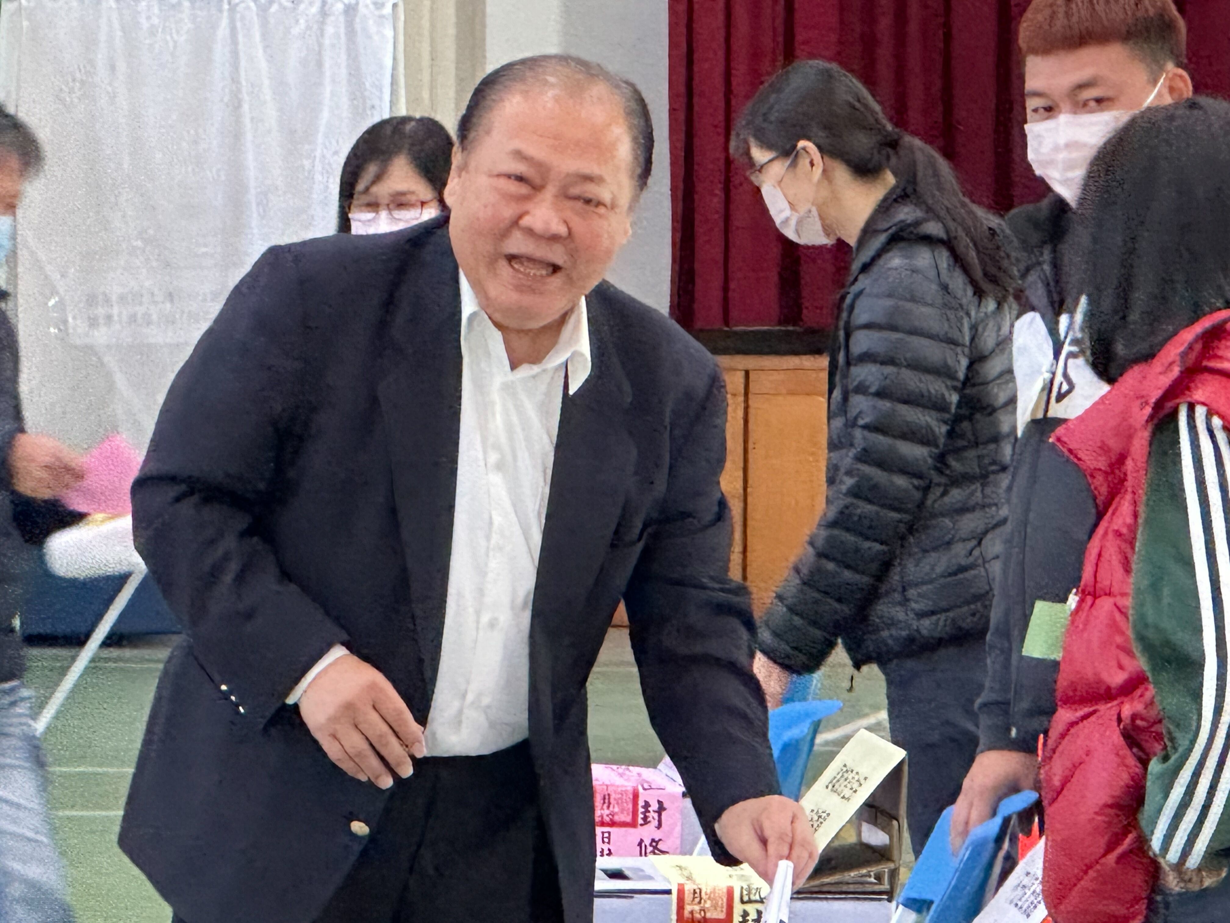 「你的未來自己決定」　陳光復呼籲民眾踴躍投票