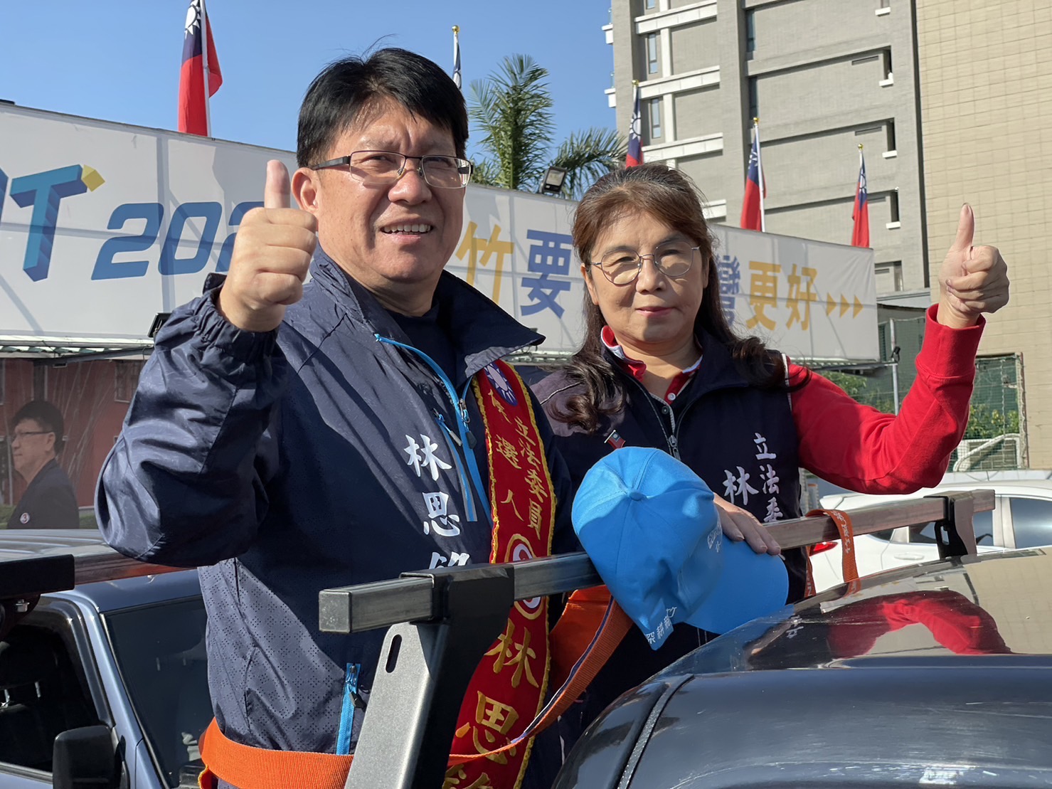 林思銘委員展開謝票行程。（圖/林思銘競選團隊提供）