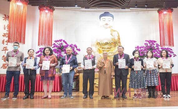 寒冬送暖關懷中市福田戶!惠中寺傳揚人間有情佛光有愛