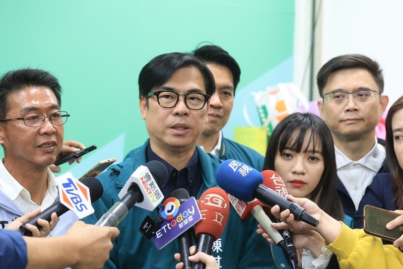 陳其邁表示,市長任期會做好做滿。賴清德高雄競選總部提供