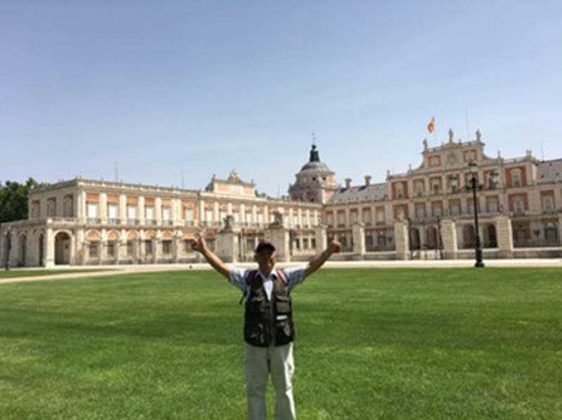 西班牙亞蘭菲斯(Aranjuez)皇宮、內部、天穹及長廊。圖/楊正寬