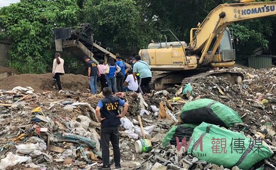 雲林13鄉鎮遭違法回填營建廢棄物 檢警查獲57人保障環境生態安全
