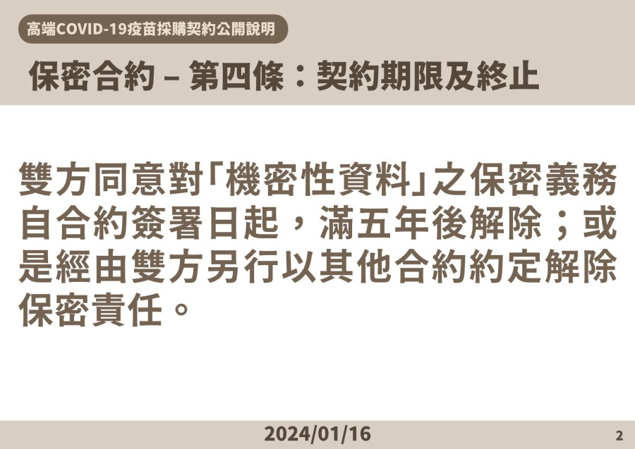 高端合約全文曝光！採購、保密竟分二次簽 追加保密條款？莊人祥這樣說 209