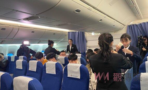 全台首創! 朝陽科大波音777飛航情境模擬教室 結合防災演練