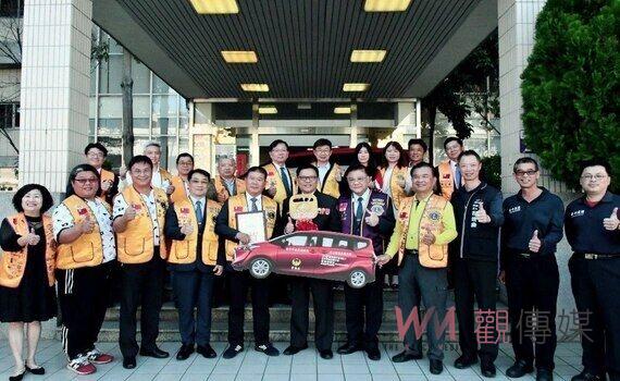 充實救災能量!台中自治獅子會捐贈中市消防警備車