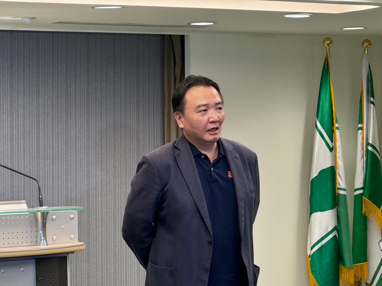 民進黨秘書長許立明請辭獲准。蘇聖怡攝